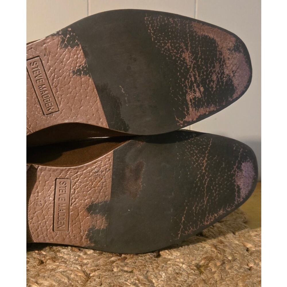 Steve Madden Tan Suede Pre-Loved Monk Strap Men's Shoes US 12 - Picture 8 of 12